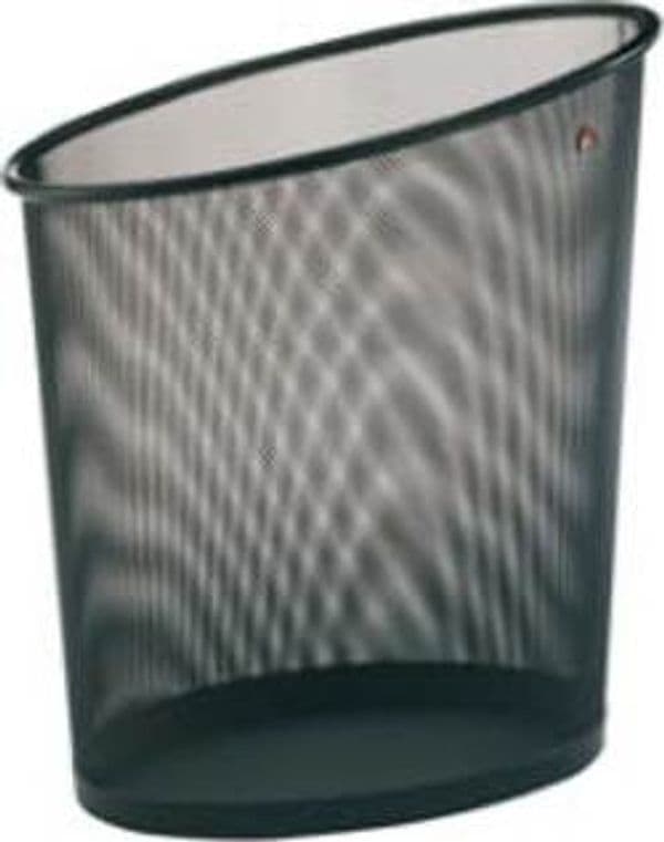 Cestino gettacarte Mesh - rete metallica - 18 lt - nero - Alba Cancelleria e prodotti per ufficio/Archivio ufficio e accessori per scrivania/Accessori da scrivania e archiviazione/Cestini per la carta Eurocartuccia - Pavullo, Commerciovirtuoso.it