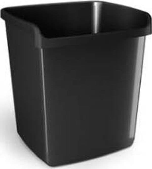 Cestino gettacarte Mydesk - altezza 32 3 cm - 15 lt - nero - Arda Cancelleria e prodotti per ufficio/Archivio ufficio e accessori per scrivania/Accessori da scrivania e archiviazione/Cestini per la carta Eurocartuccia - Pavullo, Commerciovirtuoso.it