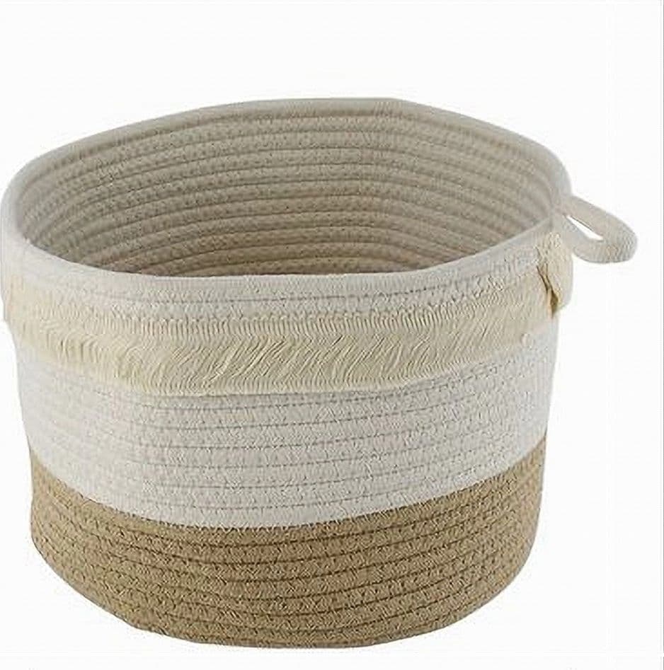 CESTINO PORTA BIANCHERIA OGGETTI CORDA INTRECCIATA CESTO ORGANIZER 30X20CM 10653 in Ceste per la biancheria Trade Shop italia - Napoli, commercioVirtuoso.it