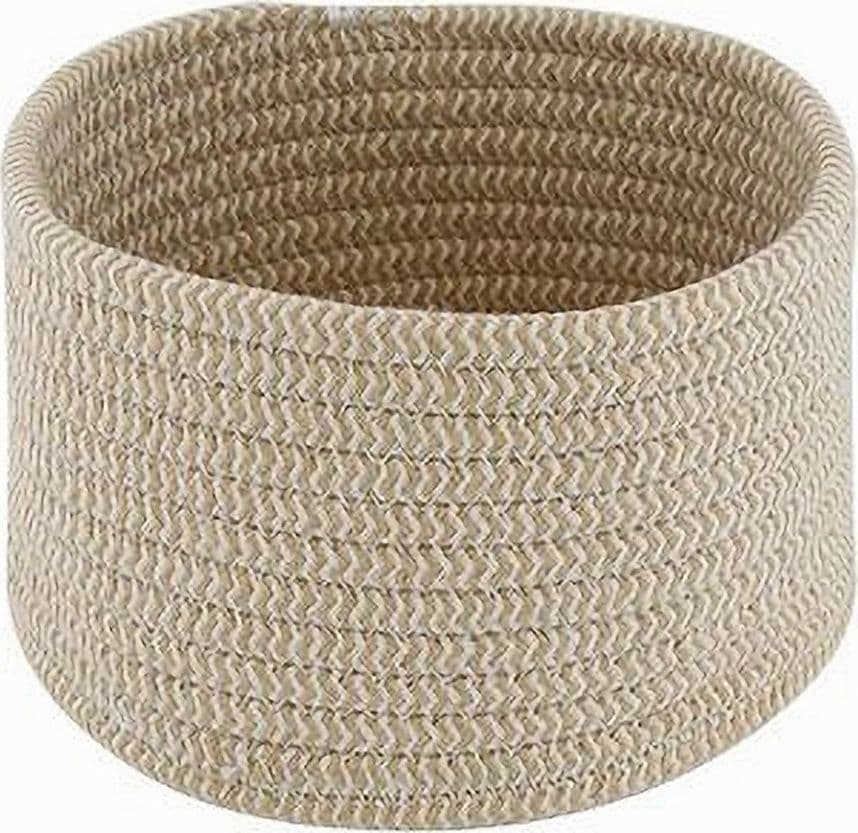 CESTINO PORTA OGGETTI CESTO IN TESSUTO INTRECCIATO ROTONDO CASA 18 X 11 CM 10641 in Cestini da scaffale Trade Shop italia - Napoli, commercioVirtuoso.it