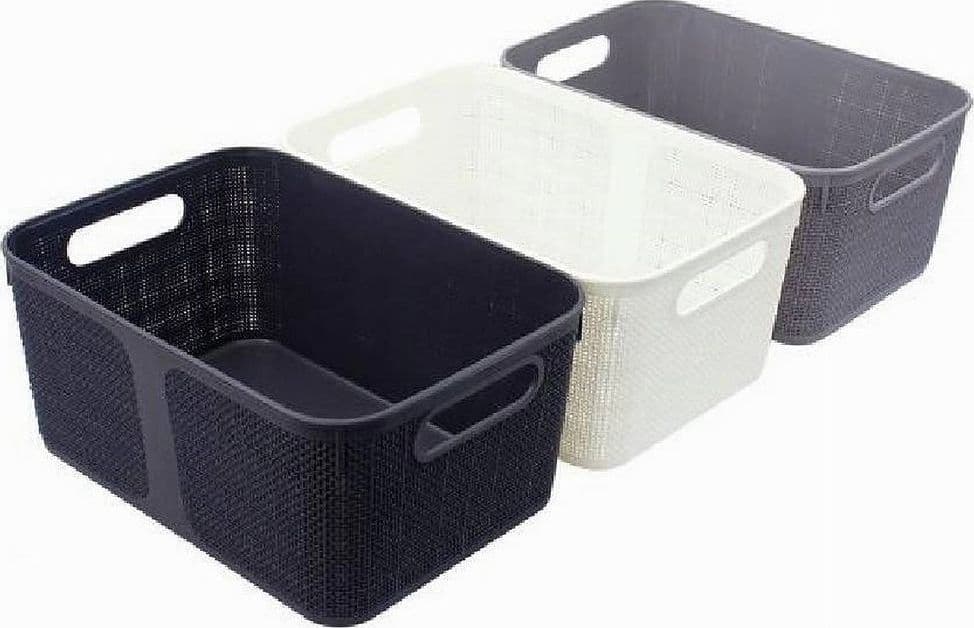 Cestino Portaoggetti Organizer Rettangolare Cesto Portatutto Bagno Casa 79465 Casa, arredamento e bricolage > Arredamento > Portaoggetti Trade Shop italia - Napoli, Commerciovirtuoso.it