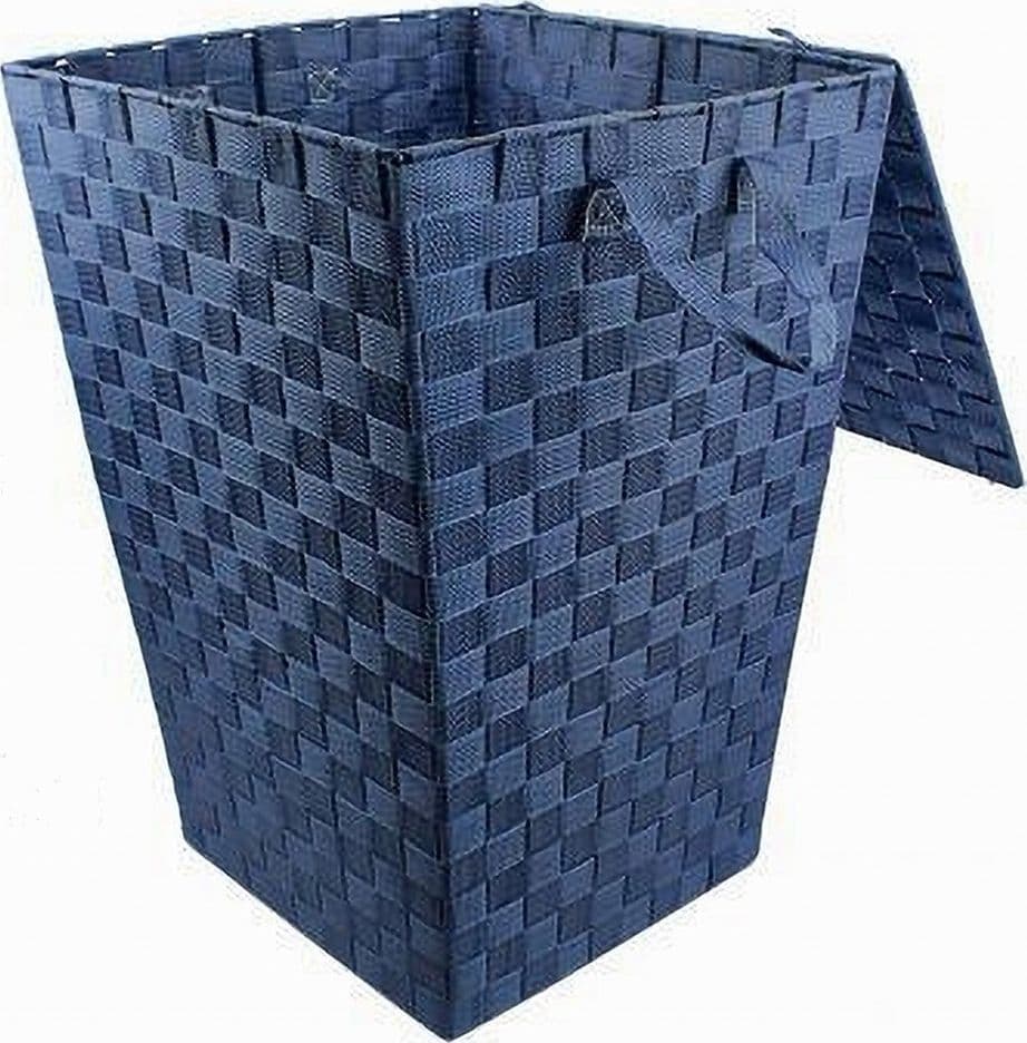 Cesto-Cestino-Portatutto-Portaoggetti-Bagno-Casa-Con-Coperchio-35x52cm-79106-Blu