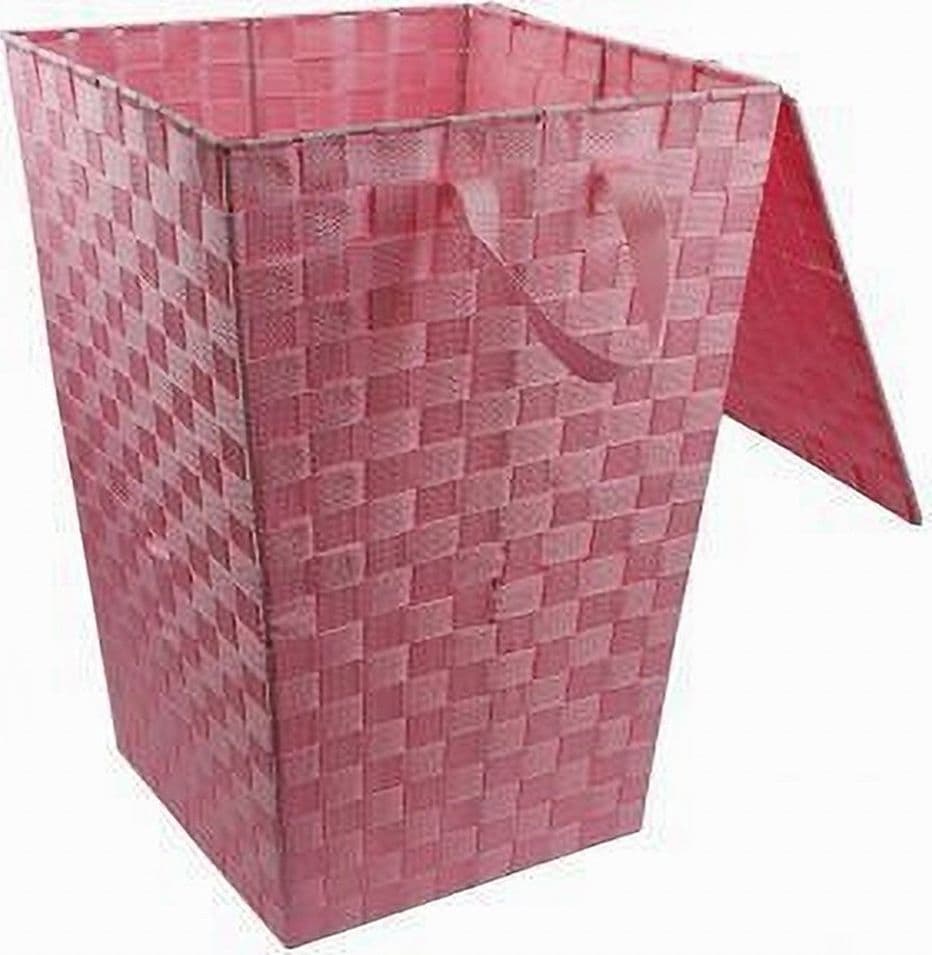 Cesto-Cestino-Portatutto-Portaoggetti-Bagno-Casa-Coperchio-35-X-52-Cm-79107-Rosa