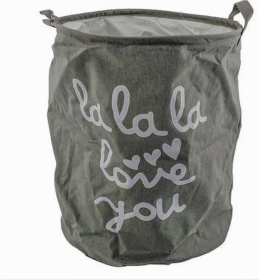 CESTO PORTABIANCHERIA PIEGHEVOLE SCRITTA ORGANIZER VESTITI SPORCHI 40X50CM 10473 in Ceste per la biancheria Trade Shop italia - Napoli, commercioVirtuoso.it