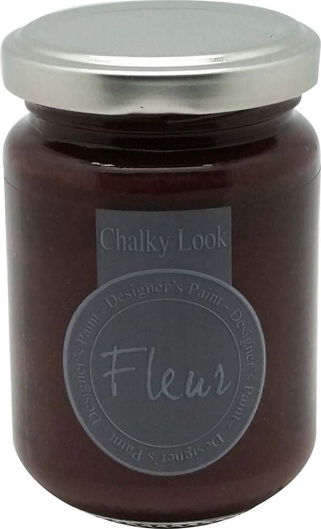 CHALKY-LOOK-FLEUR---DESIGNER'S-PAINT-COLORE-OPACO-BURNT-UMBER130ML