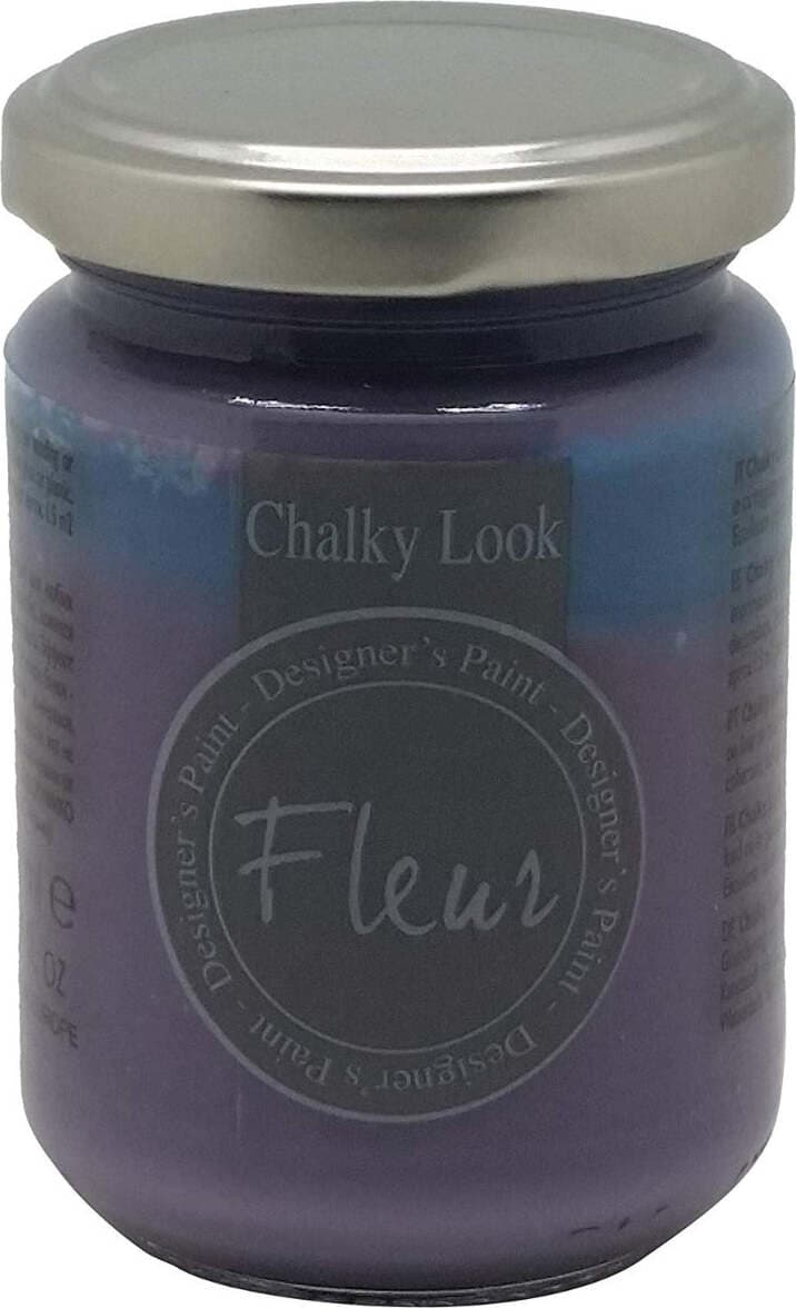 CHALKY-LOOK-FLEUR---DESIGNER'S-PAINT-COLORE-OPACO-PURPLE-RAIN130ML