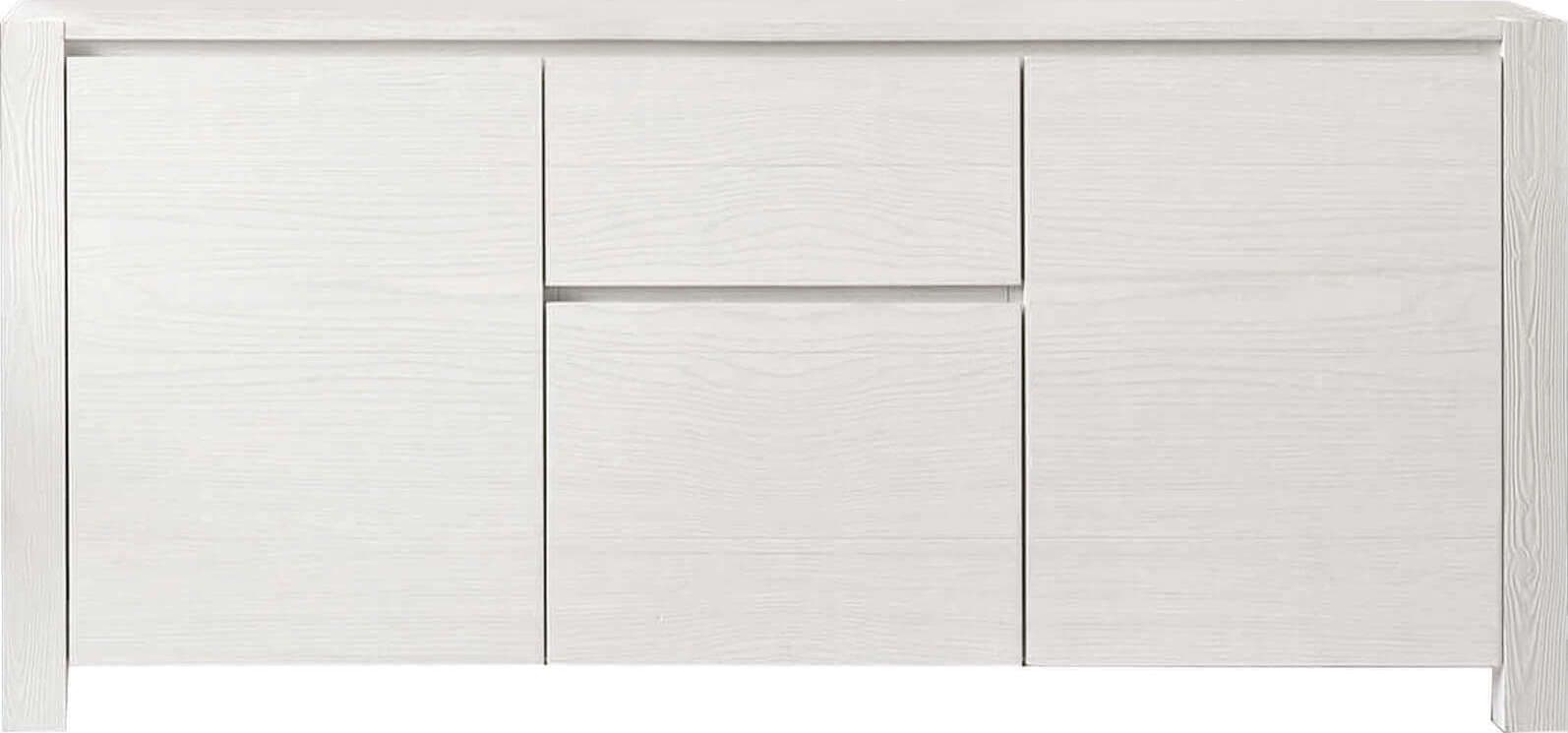 CHANTAL---credenza-moderna-in-abete-spazzolato-185x50x84-Bianco-Milani-Home