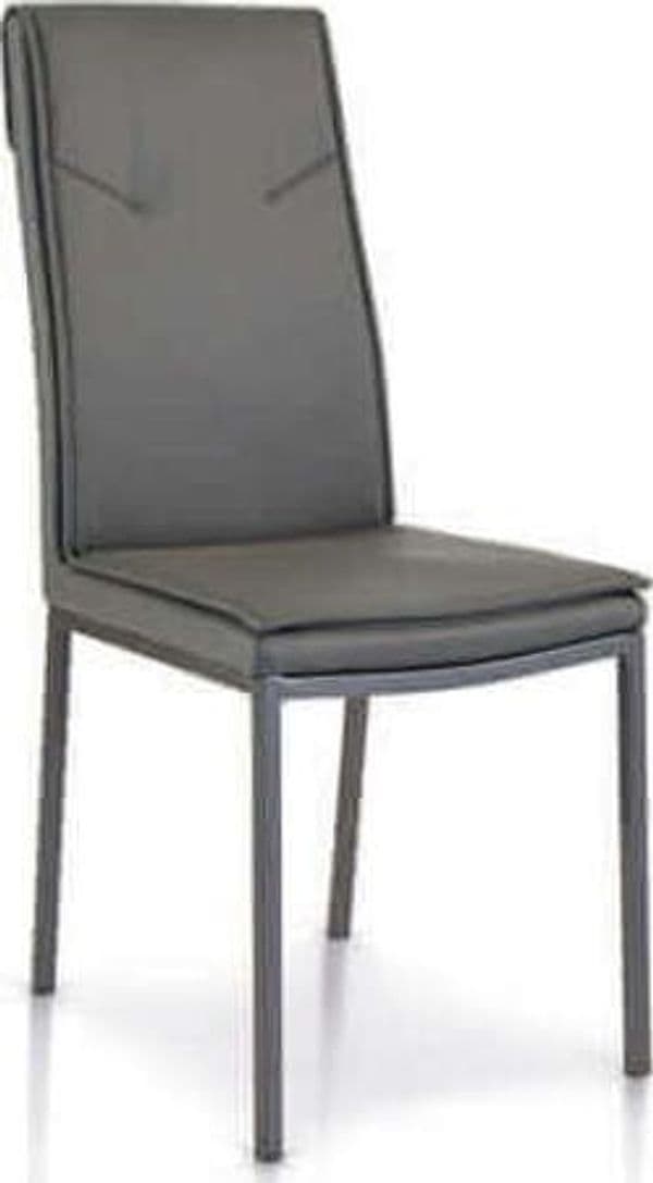 CHANTELLE---sedia-in-ecopelle-Grigio-scuro-Milani-Home