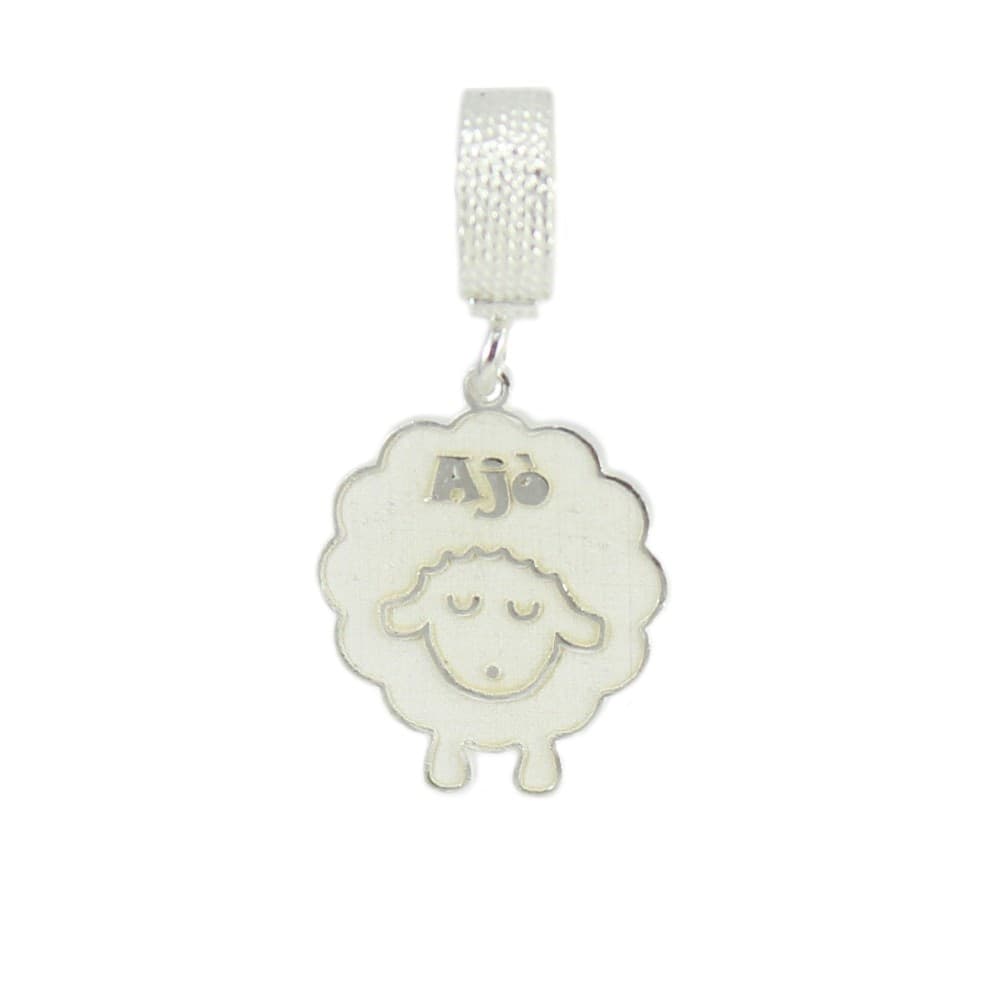Charm pecorella Ajò in argento per bracciale base Filu & Trama in Bead Charm Gioielleria Saba - Dolianova, commercioVirtuoso.it