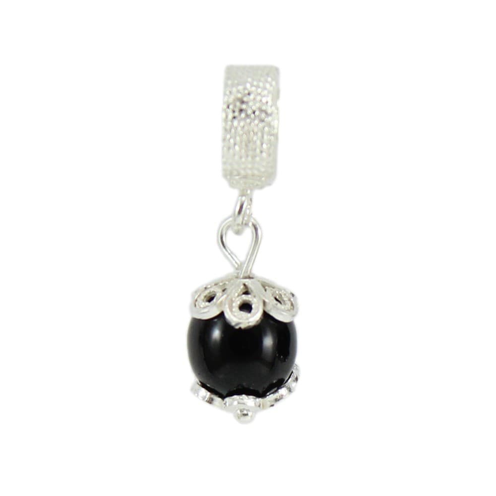 Charm pendente in argento su coccu per bracciale base Filu & Trama in Bead Charm Gioielleria Saba - Dolianova, commercioVirtuoso.it