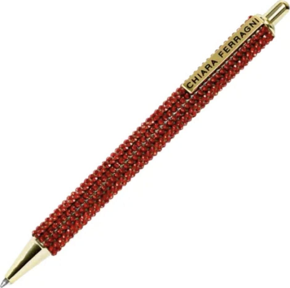 Chiara Ferragni Penna Con Strass Limited Edition Natale 23 Penna A Scatto Cf Regalo Pigna in Penne roller a inchiostro gel Cartoleria Deja Vu - Crotone, commercioVirtuoso.it