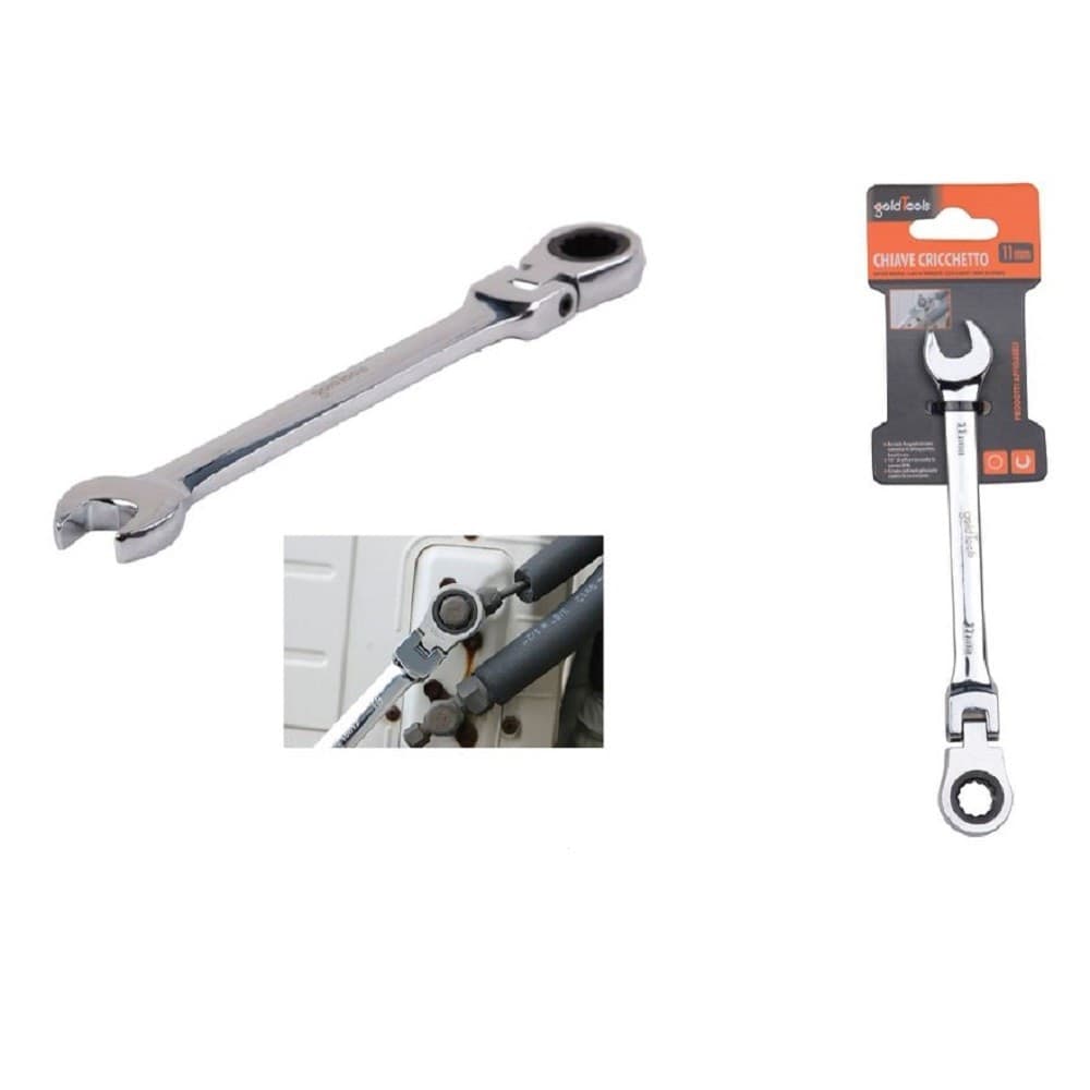 Chiave A Cricchetto Combinata 11mm Testa Pieghevole Cromo Vanadio Utensile 91733 Fai da te/Ferramenta/Teloni e imbracature/Cricchetto Trade Shop italia - Napoli, Commerciovirtuoso.it