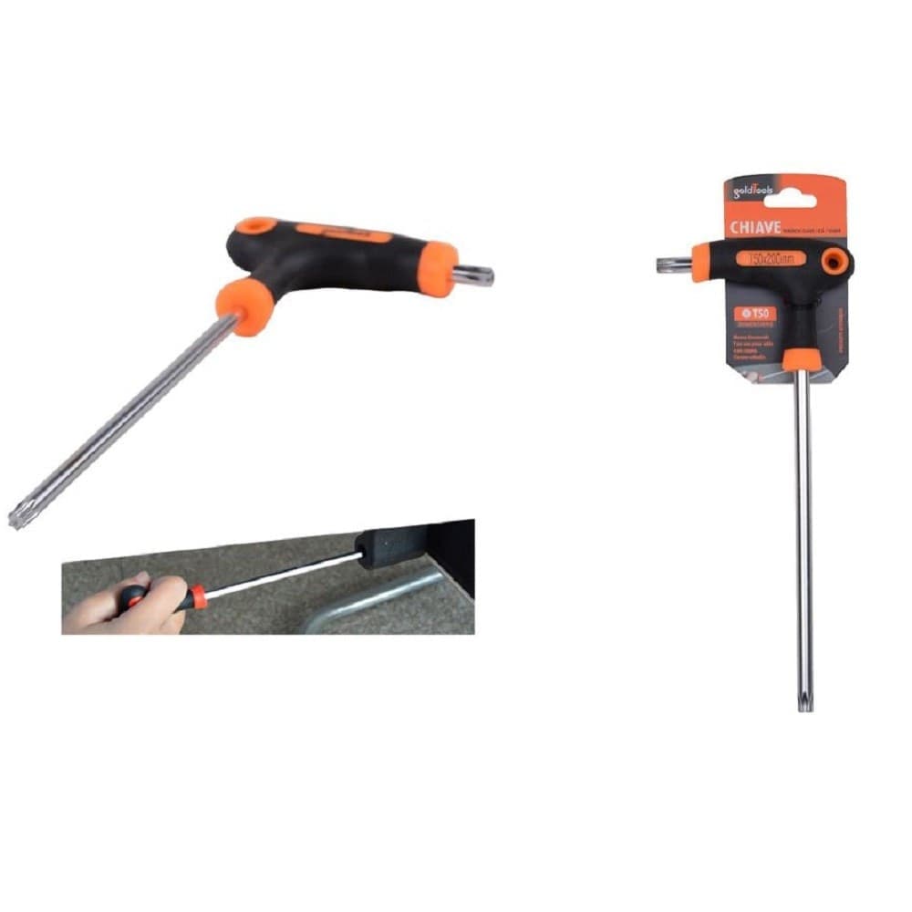 Chiave Brugola T Trapezoidale Punta Stella T50x200mm Impugnatura Ergonomica 91809 Fai da te/Utensili elettrici e a mano/Utensili a mano/Chiavi e chiavi inglesi/Chiavi esagonali Trade Shop italia - Napoli, Commerciovirtuoso.it