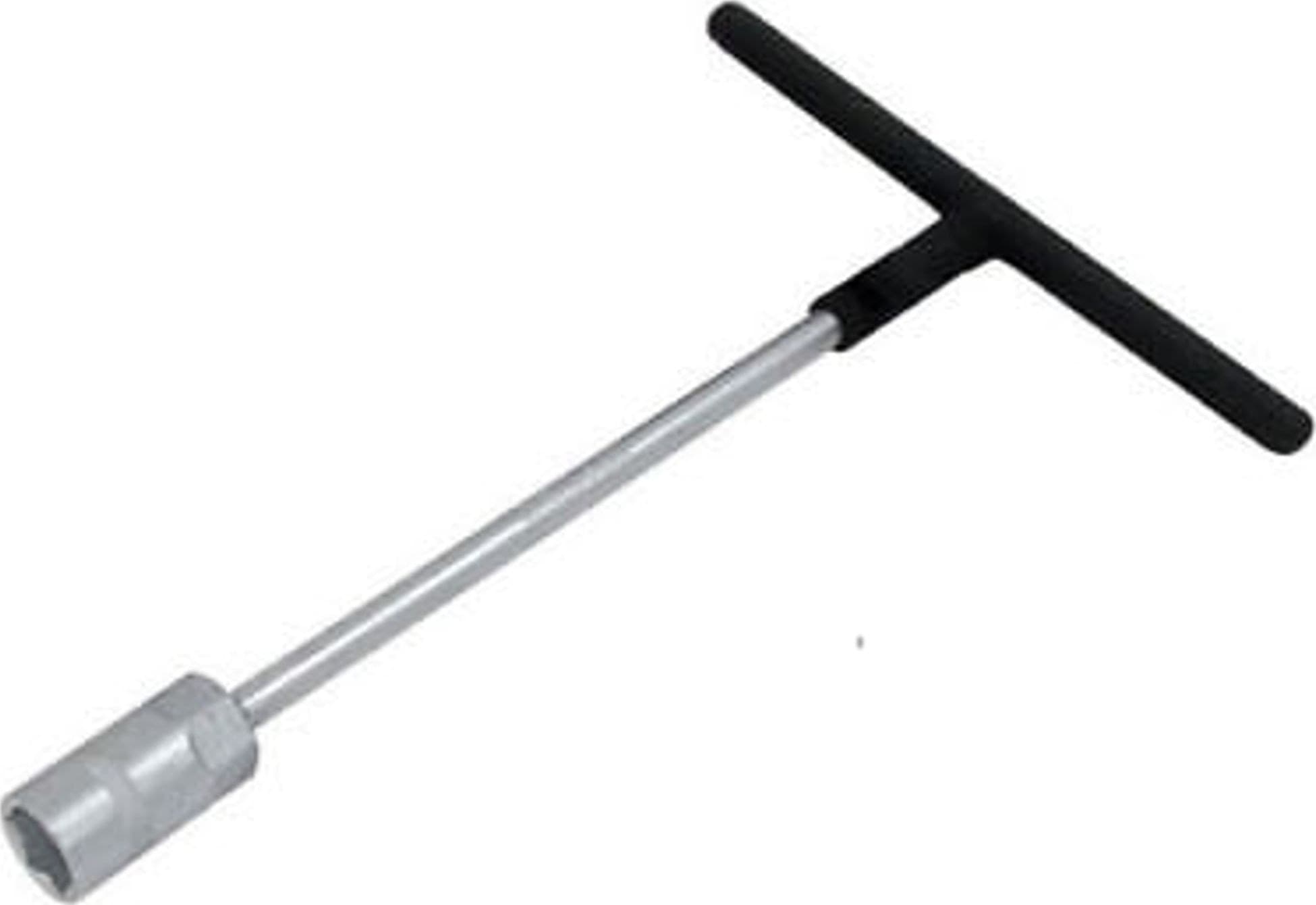 CHIAVE CON IMPUGNATURA A T 11MM CON BUSSOLA ESAGONALE PROFONDA MANICO SOFT GRIP