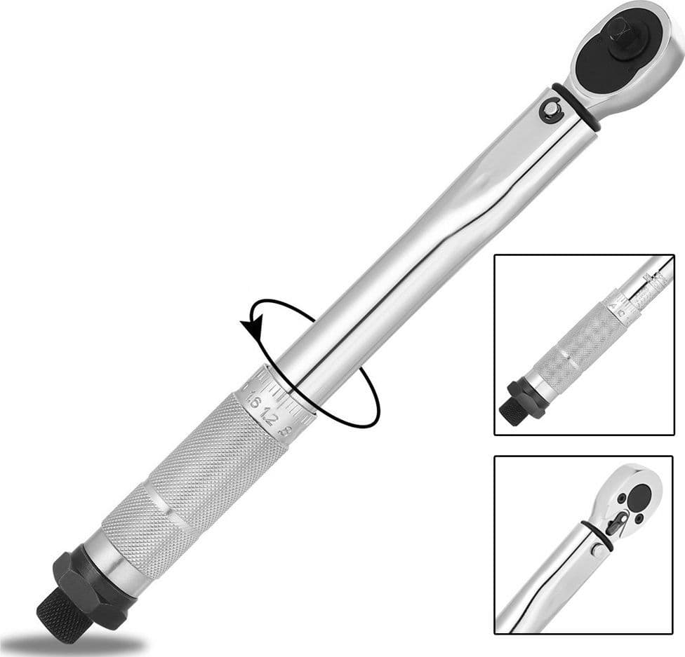 CHIAVE DINAMOMETRICA CRICCHETTO 1/4'' 5-25 Nm SERRAGGIO REVERSIBILE 270mm Fai da te/Utensili elettrici e a mano/Utensili a mano/Chiavi e chiavi inglesi/Chiavi dinamometriche Trade Shop italia - Napoli, Commerciovirtuoso.it