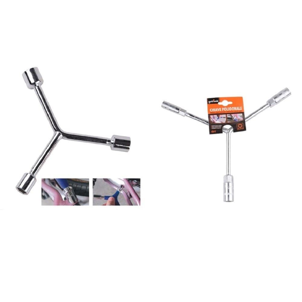 Chiave Poligonale Grande A Y Bussole Esagonali 10-12-14mm Bici Ferramenta 91597 Fai da te/Utensili elettrici e a mano/Utensili a mano/Chiavi e chiavi inglesi/Chiavi a bussola Trade Shop italia - Napoli, Commerciovirtuoso.it
