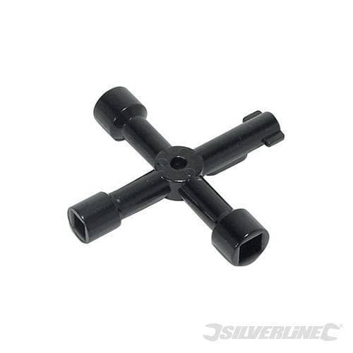 Chiave a tubo universale Silverline 70x70 mm compatibile con serrature contatori in Chiavi a tubo Eternal Brico - Ariano Irpino, commercioVirtuoso.it