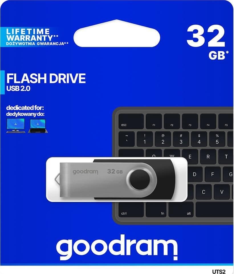 Chiavetta/Pendrive-USB-Goodram-Twister-32GB-nera-USB-2.0