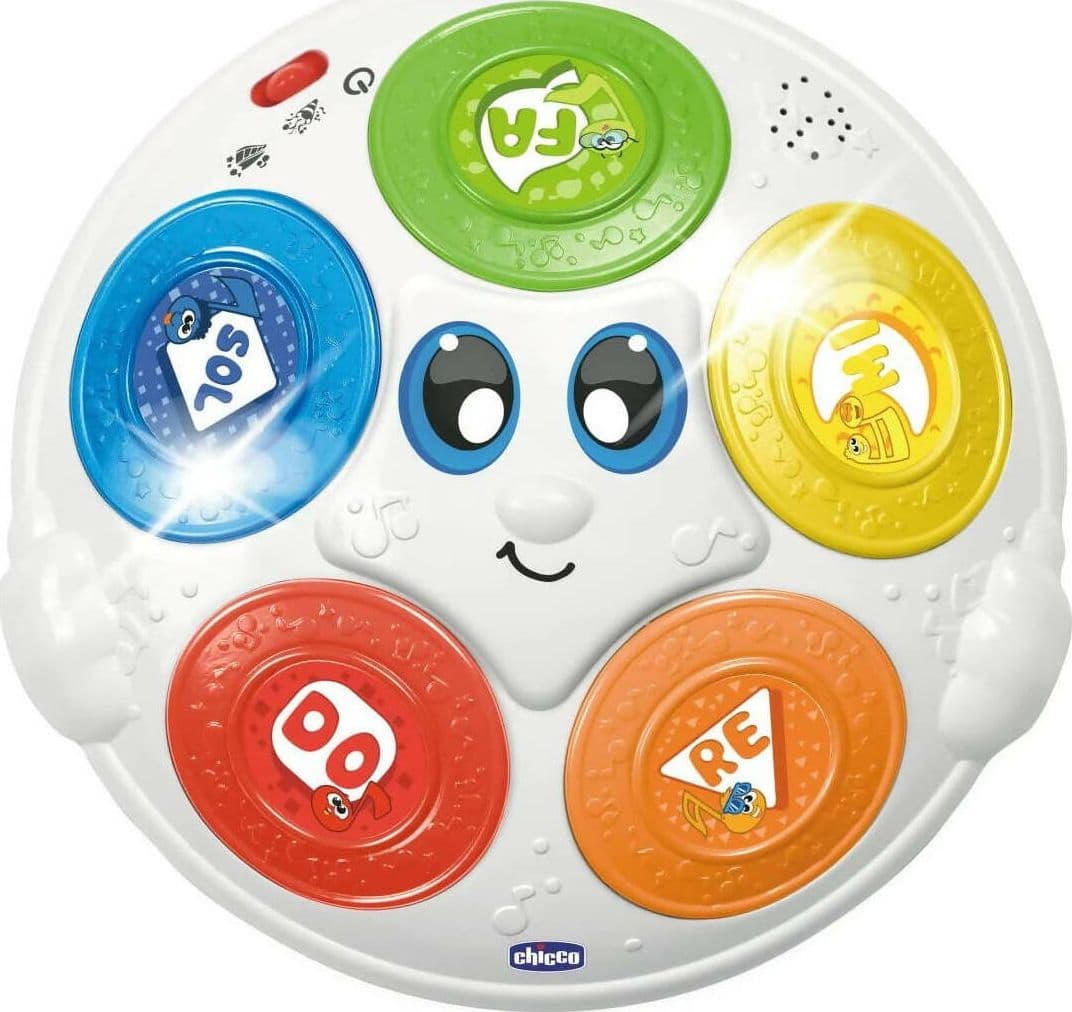 Chicco - Gioco Donatello Il Tamburello, Tamburo Armonico Educativo, Pulsanti Luminosi Con Canzoni, 2 Modalità Di Gioco, Giochi Musicali Per Bambini 6-36 Mesi Giochi e giocattoli/Giochi educativi e scientifici/Elettronica Sanitaria Gioia del Bimbo - Villa San Giovanni, Commerciovirtuoso.it