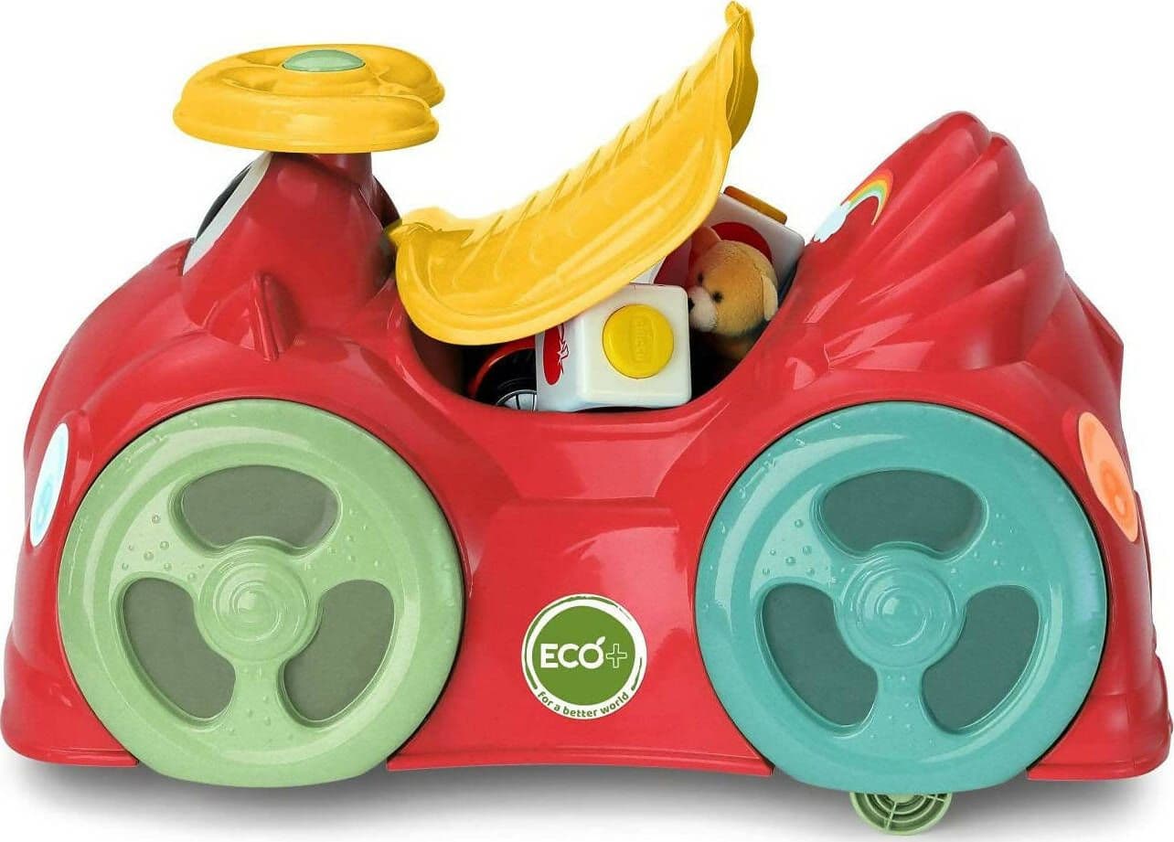 Chicco All Around Eco+ Rosso, Macchina Cavalcabile Per Bambini Da 1 A 3 Anni Made In Italy In Plastica 75% Riciclata, Ruote Piroettanti, Clacson Meccanico, Vano Portaoggetti, Adesivi Inclusi Giochi e giocattoli/Sport e giochi all'aperto/Biciclette e tricicli/Parti e accessori per Ride-On/Accessori/Rimorchi Sanitaria Gioia del Bimbo - Villa San Giovanni, Commerciovirtuoso.it
