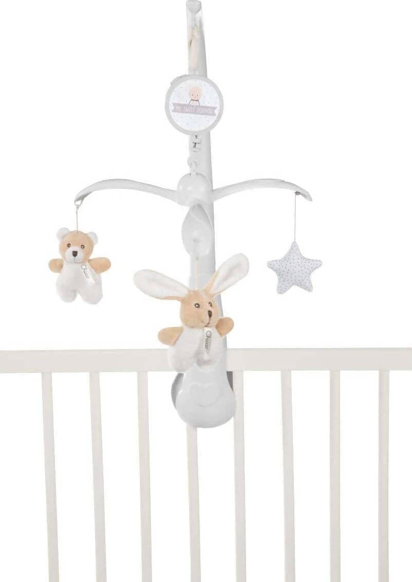 Chicco My Sweet Doudou Giostrina Meccanica Giostrina Con Orsetto E Coniglietto, Beige