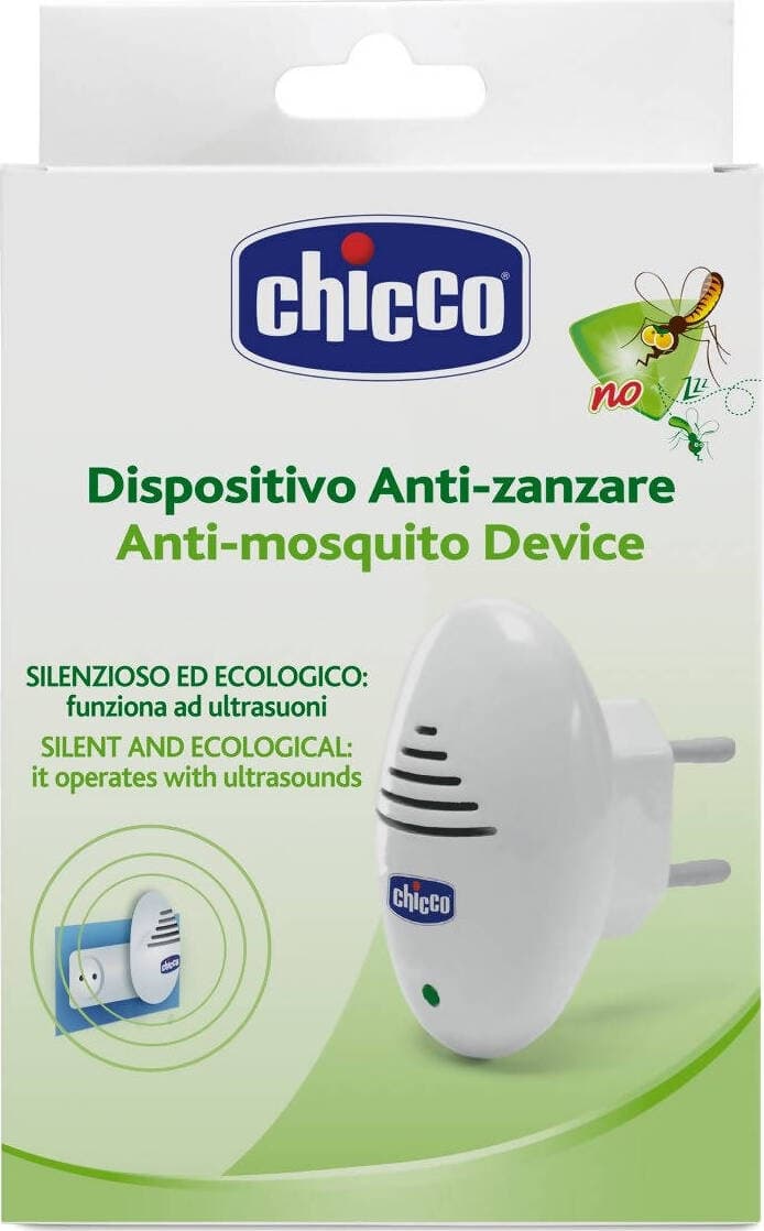 CHICCO Ultrasuoni Spina Chicco Anti-zanzara Ultrasuoni Spina, Bianco ed Ecologico