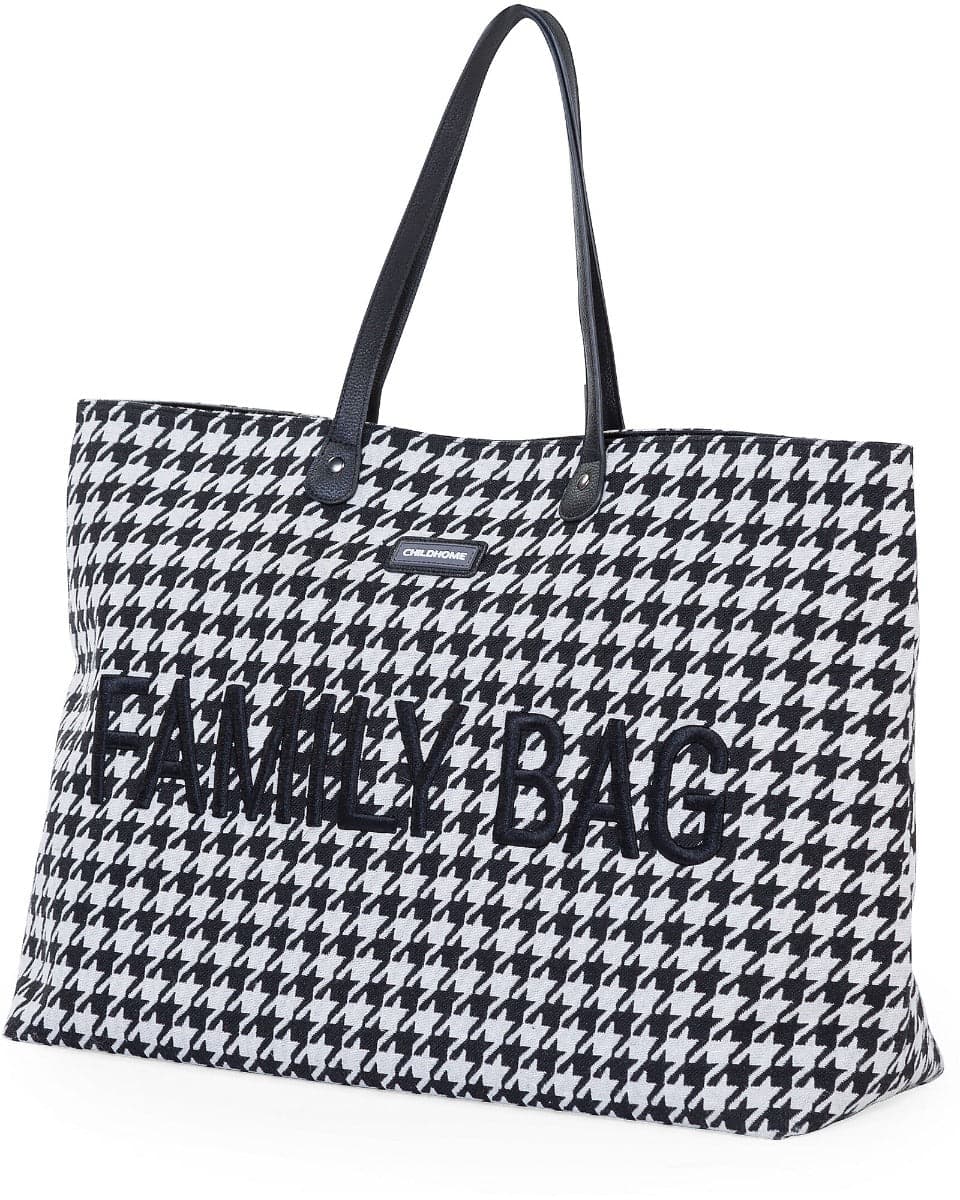 Borsa Childhome Family Bag Week End - Pied de Poule in Borse a busta La Casa Del Bebè - Napoli, commercioVirtuoso.it