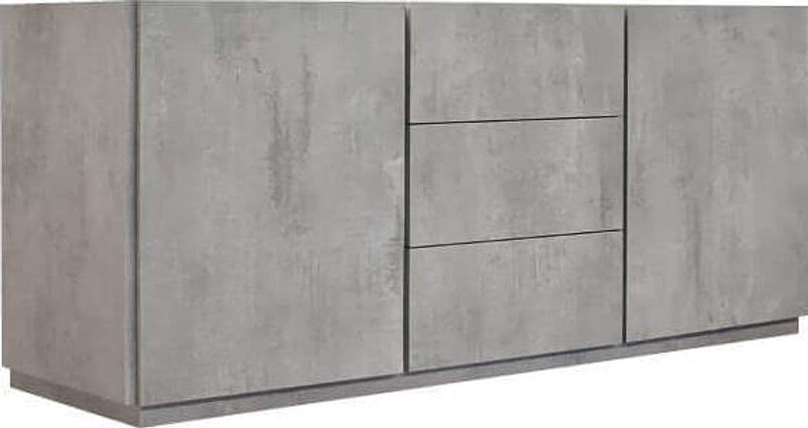 CHIMERA---madia-moderna-con-ante-ammortizzate-cm-200-x-50-x-79-h-Cemento-Milani-Home