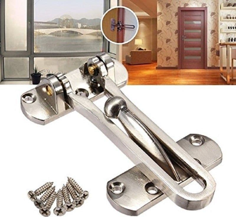 CHIUSURA A GANCIO SERRATURA BLOCCO PORTA CHIAVISTELLO CON VITI CATENA SCORREVOLE SICUREZZA Fai da te/Ferramenta/Ferramenta e serrature per porte/Chiavistelli e catenacci Trade Shop italia - Napoli, Commerciovirtuoso.it