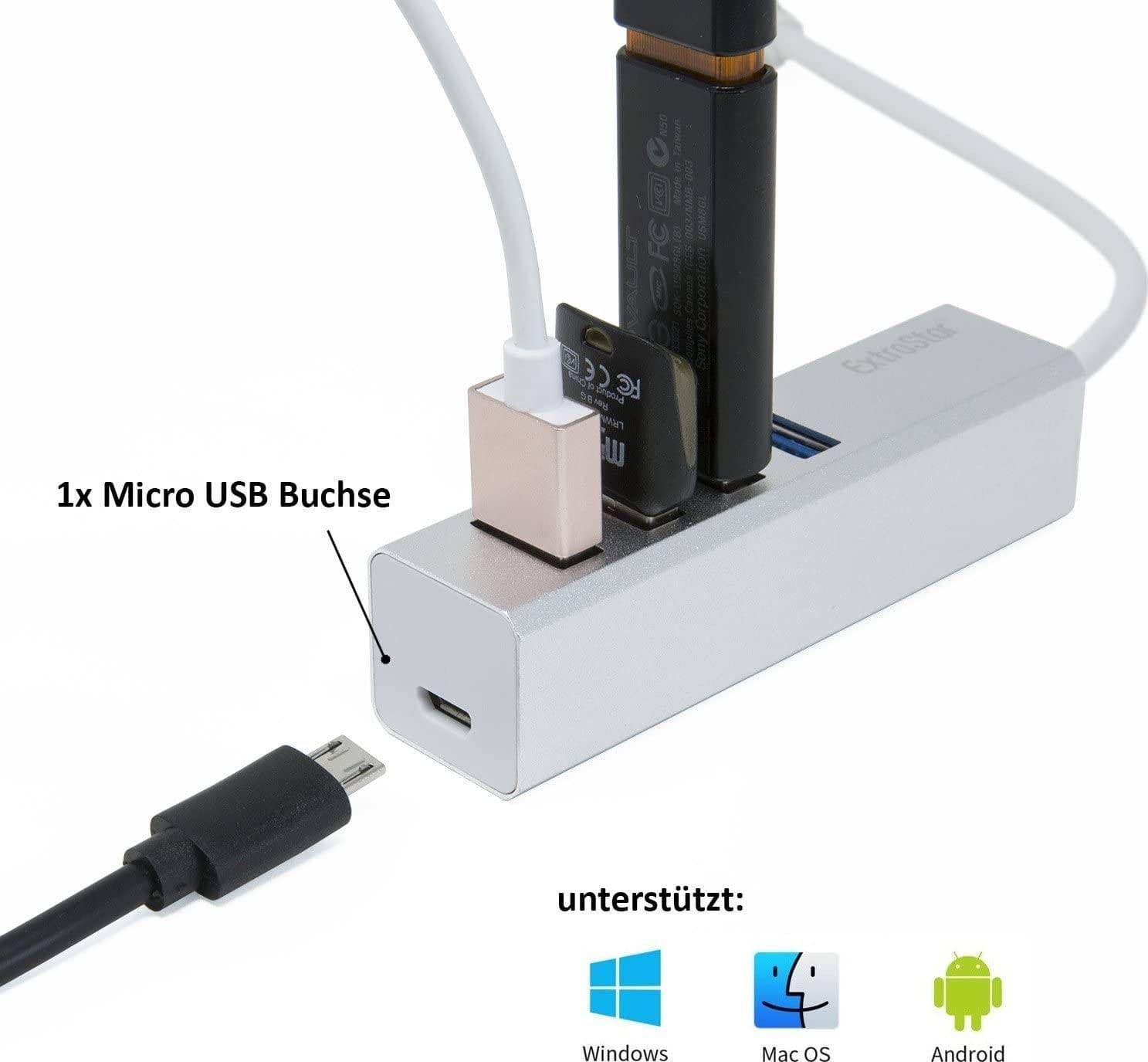 Ciabatta Usb Multipresa Hub Con 4 Porte Usb 3.0 + Micro Usb Per Pc E Laptop Informatica e Videogiochi > Accessori PC > Adattatori e Convertitori Trade Shop italia - Napoli, Commerciovirtuoso.it