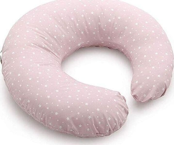 Ciambella-per-Allattamento-Italbaby-Rosa-con-Stelline-bianche