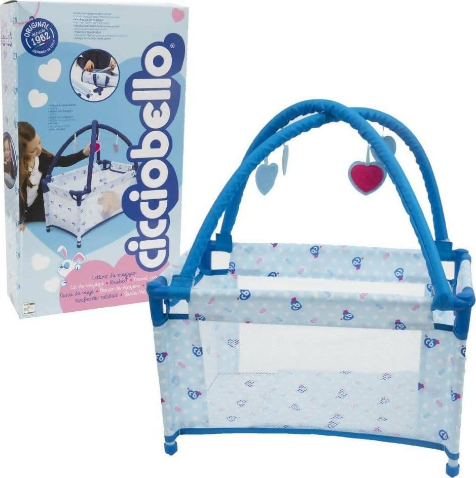 Cicciobello - Travel Bed, Lettino Pieghevole E Salvaspazio Con Accessori, Da Viaggio, Richiudibile E Trasportabile, Dotato Di Giostrina, A Partire Dai 3 Anni, Giochi Preziosi, Ccb26000 in Carrozzine e passeggini Cartoleria Deja Vu - Crotone, commercioVirtuoso.it