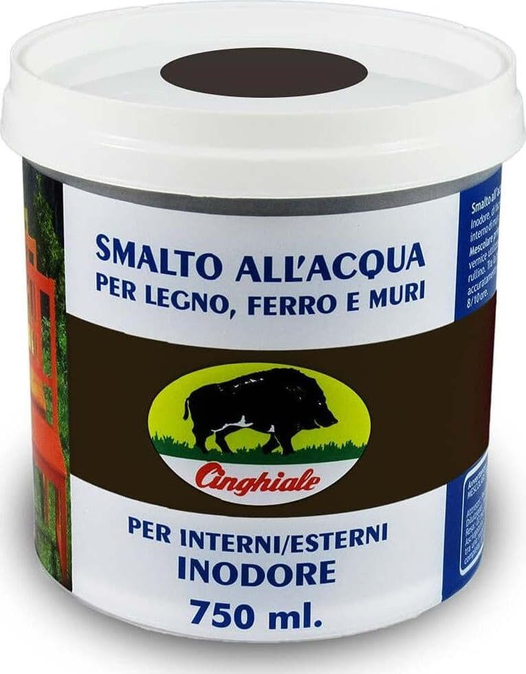 CINGHIALE---SMALTO-ALL'ACQUA-MARRONE-0,75-LT