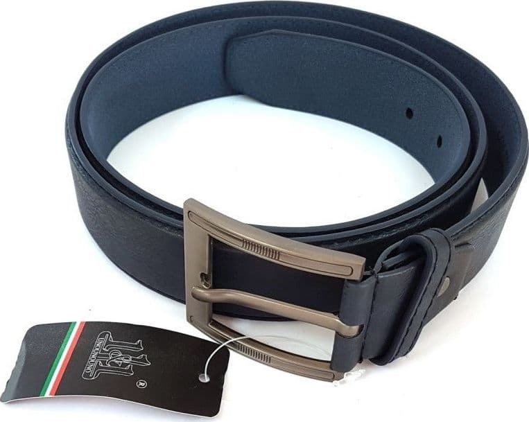 Cinta Cintura Uomo Pelle Blu A-514 Elegante Glamour Fashion Alla Moda Moda/Uomo/Accessori/Cinture Trade Shop italia - Napoli, Commerciovirtuoso.it