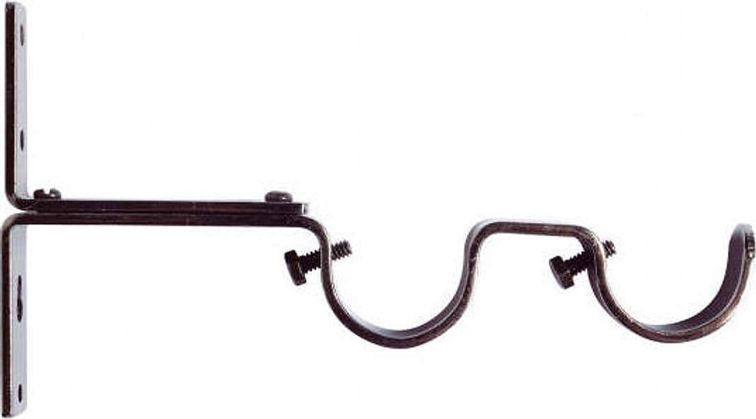 CINTACOR---1-SUPPORTO-A-PARETE-DOPPIO-28/28mm-ANTRACITE