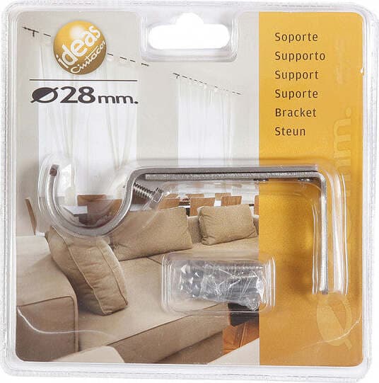 CINTACOR---1-SUPPORTO-A-PARETE-ESTENSIBILE-9-11cm-CROMO-SATINATO-28mm