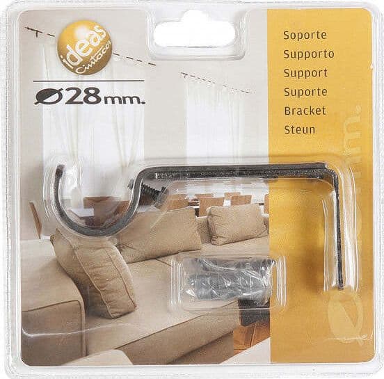 CINTACOR---1-SUPPORTO-A-PARETE-ESTENSIBILE-9-1cmCM-ANTRACITE-28mm