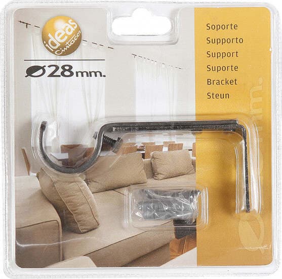 CINTACOR---1-SUPPORTO-A-PARETE-ESTENSIBILE-9-1cmCM-ANTRACITE-28mm