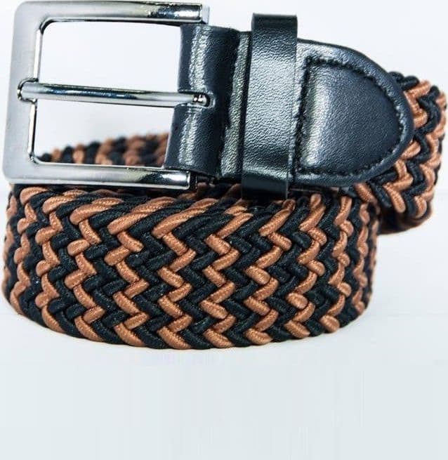 Cintura Uomo Donna Intrecciata Marrone Nero Corda Cinta Tessuto Fibbia Metallo Moda/Uomo/Accessori/Cinture Trade Shop italia - Napoli, Commerciovirtuoso.it