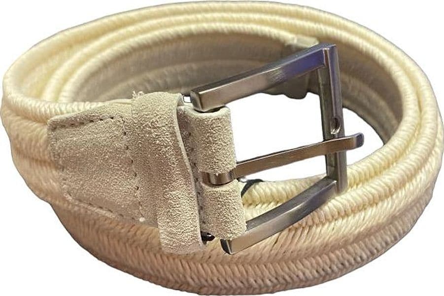 Cintura uomo Orciani - Elast e suede - Avorio in Cinture Couture - Sestu, commercioVirtuoso.it