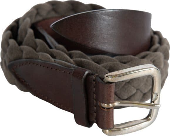 Cintura uomo Orciani - Intrecciata - Scamosciata - Taupe in Cinture Couture - Sestu, commercioVirtuoso.it