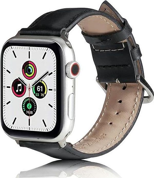 cinturino apple watch vera pelle nero 34-40-41 mm brown