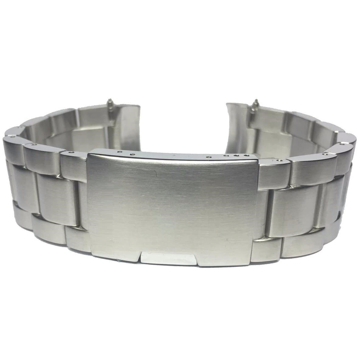 CINTURINO IN ACCIAIO UNIVERSALE RICAMBIO OROLOGIO LARGHEZZA 20MM SILVER