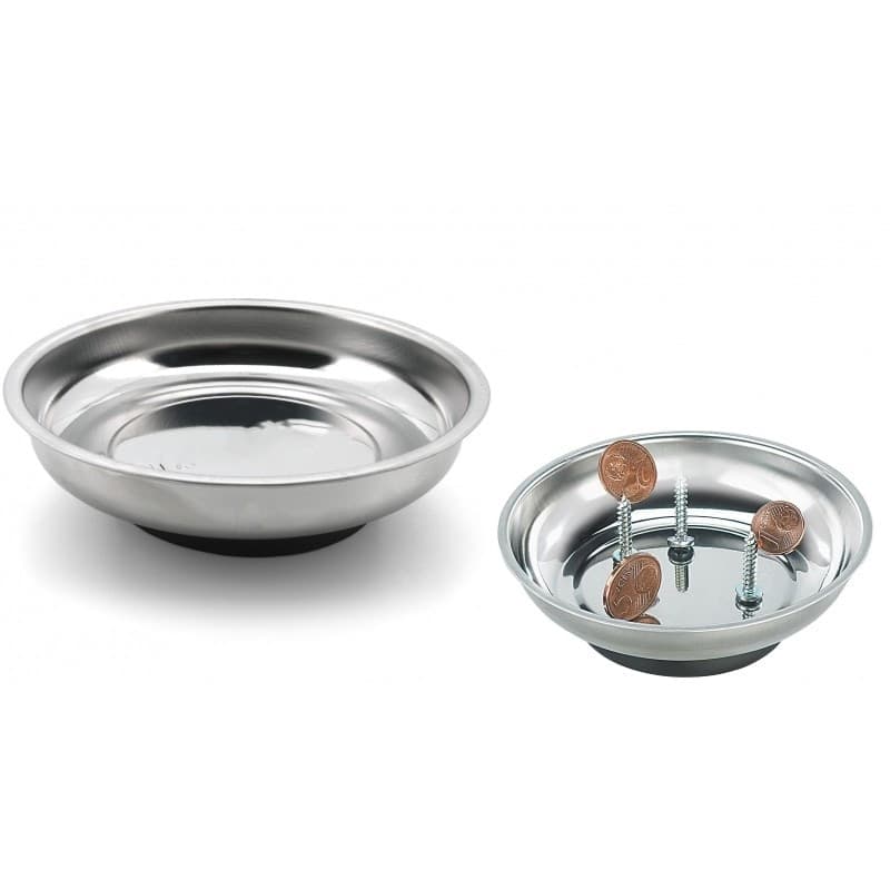 Ciotola-Vaschetta-Magnetica-Diametro-150-Mm-Tondo-Magnetico-Montaggio-Vaschette-Porta-Utensili-Minuterie