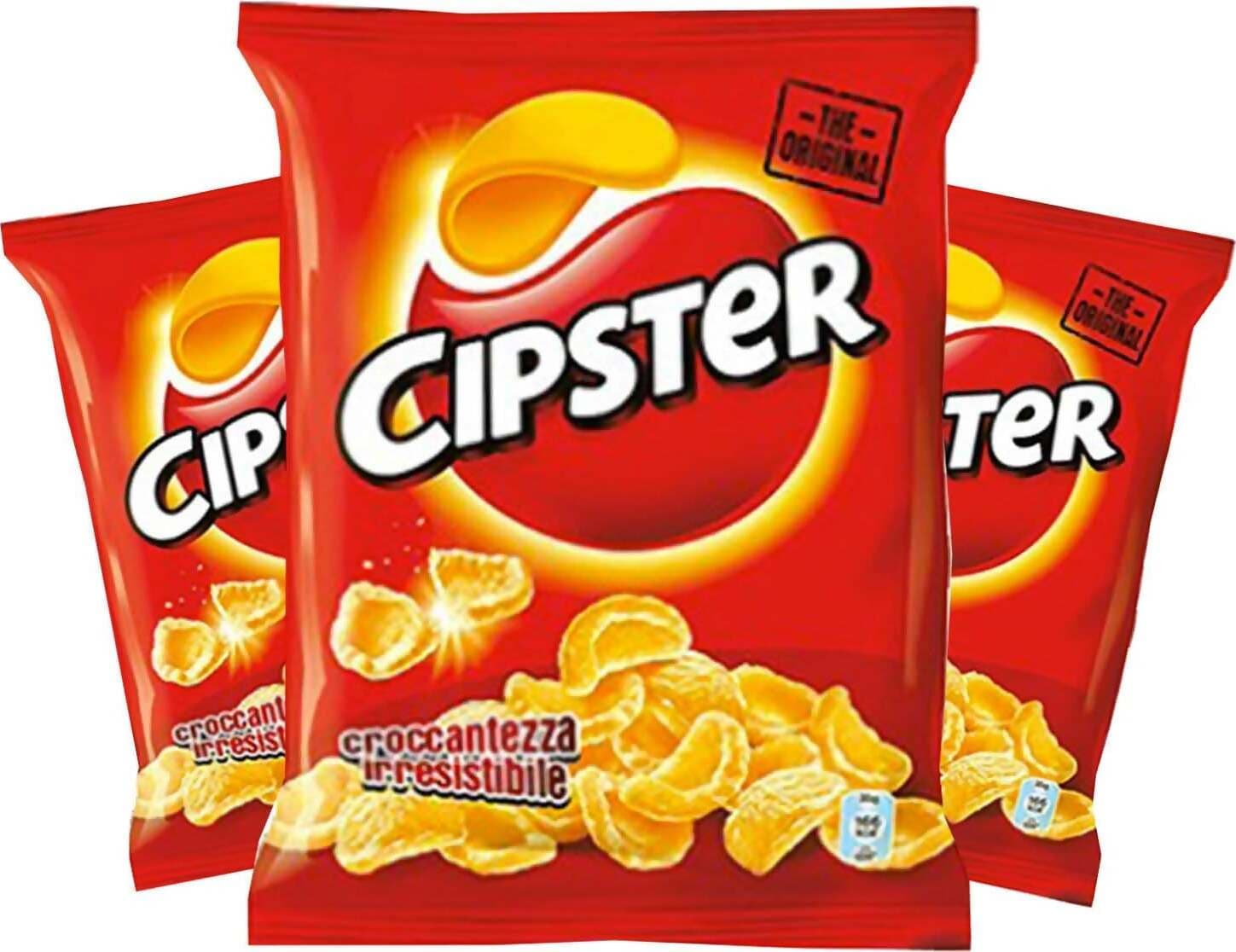Cipster 50x Pacchetti Cipster Patatine Monoporzione 21 Gr Super Croccanti Confezione 50 Pz Alimentari e cura della casa/Snack dolci e salati/Chips e patatine/Di patate Franco Pausa Caffè - Albano Laziale, Commerciovirtuoso.it