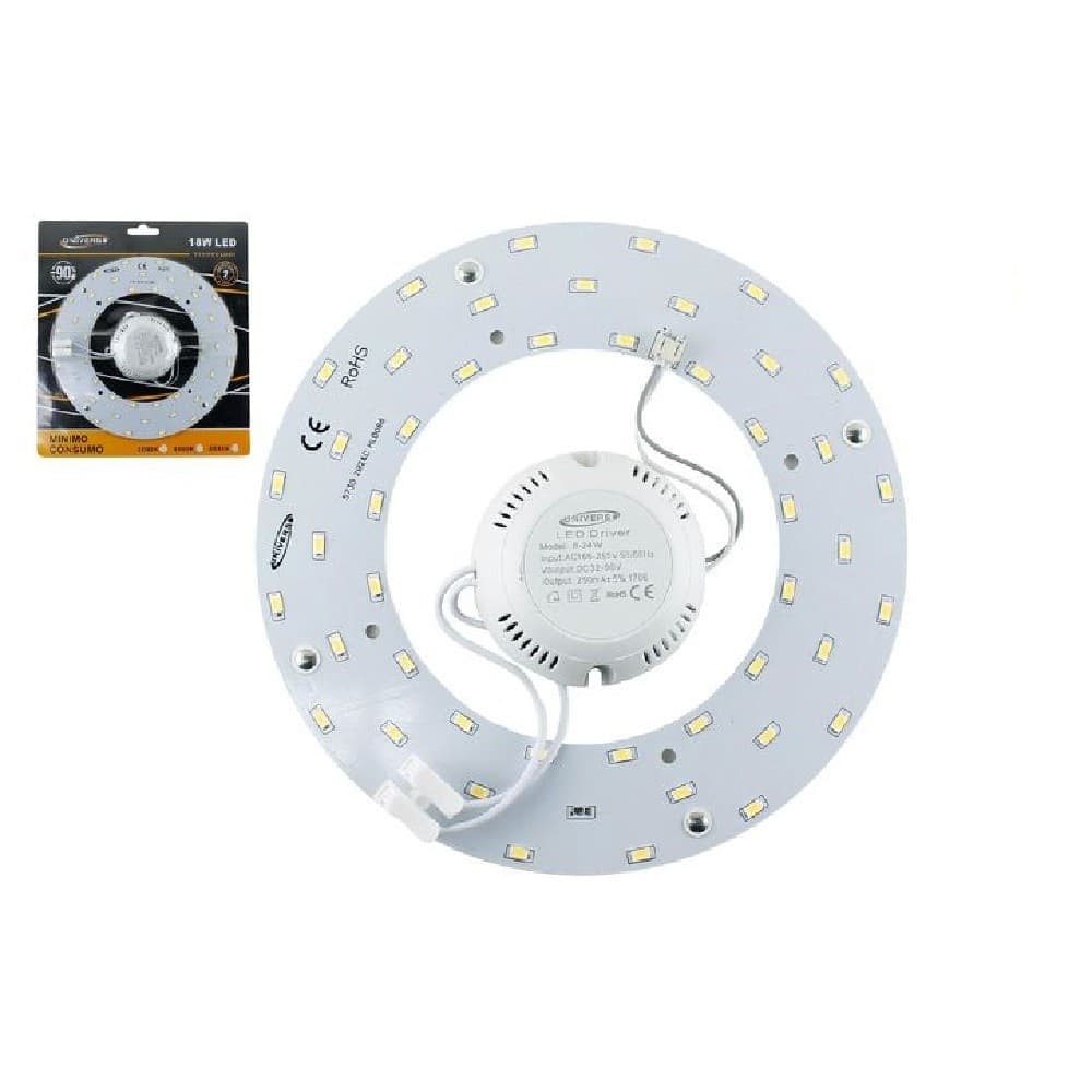 Circolina-Led-Ricambio-Neon-Corona-Plafoniere-18w-Luce-3000k-6500k-4000k-Ca-18