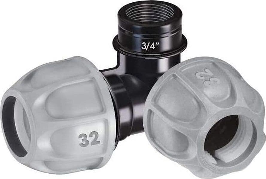 CLABER---RACCORDO-A-GOMITO-Ø1''-CON-FILETTO-FEMMINA-3/4''---90426