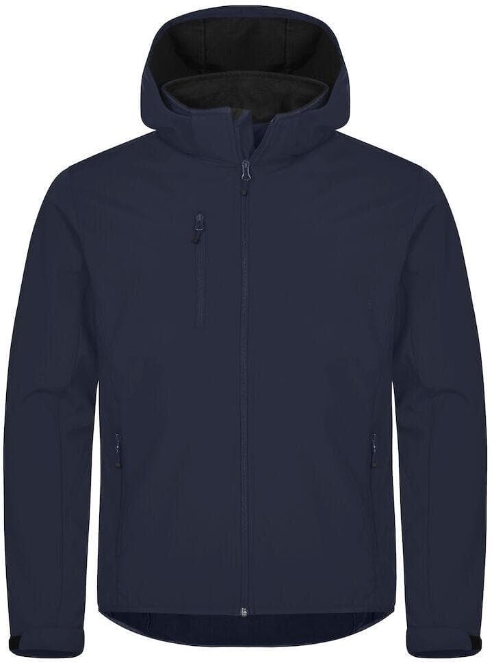 Classic Softshell Blu Triplo Strato con Cappuccio Taglie Forti in Giacche impermeabili Dresswork - Como, commercioVirtuoso.it