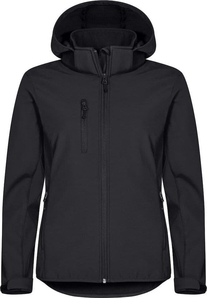 Classic Softshell Donna Nero Triplo Strato con Cappuccio in Giacche impermeabili Dresswork - Como, commercioVirtuoso.it