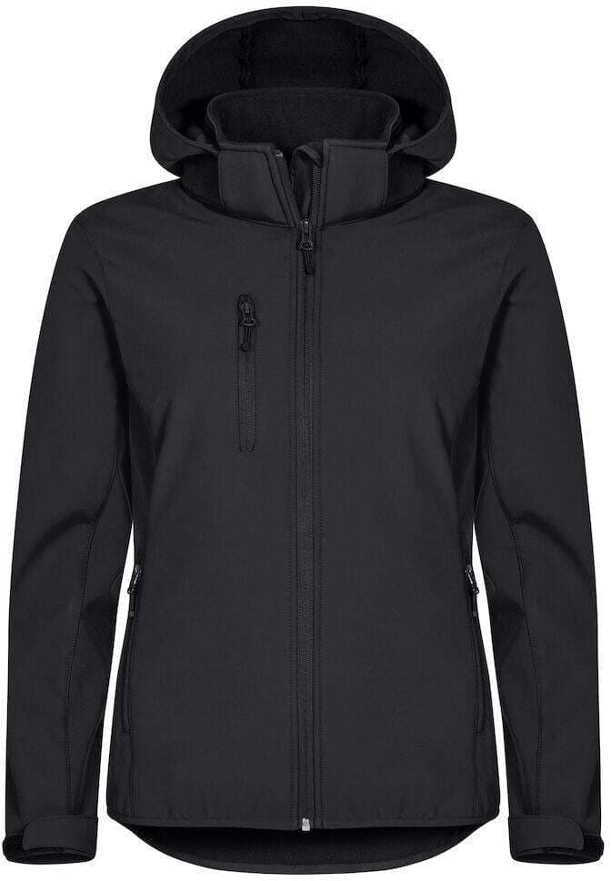 Classic Softshell Donna Nero Triplo Strato con Cappuccio in Giacche impermeabili Dresswork - Como, commercioVirtuoso.it